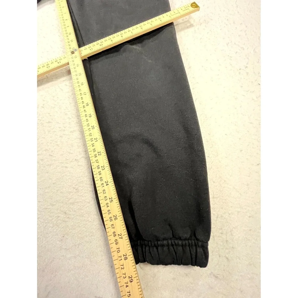 The North Face Sweatpants Mens Large Black Fleece‎ Lined Athletic Tapered Leg